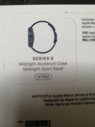 Apple Watch Series 8 41mm midnight 原價$3199