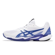 Asics Tennis Shoes Solution Speed FF 3 Men's White Blue French Net Color Matching [ACS] 1041A438100