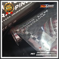 PET Carbon Chess Carbon Spreadtow Carbon 8D Premium PET Carbon Sticker [ROLL]