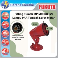 MERAH FUKUTA brand MP 200 E27 Lamp Fitting Outdoor Spotlight Fitting/ Par mp200 red paint Fitting ir