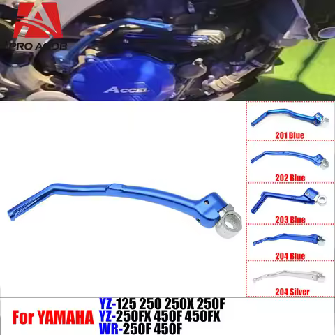 For Yamaha Motorcycle Forged Kick Start Starter Lever Pedal YZ WR 125 250 250X 250F 250FX 450F 450FX