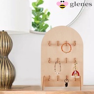 GLENES Earring Display Rack, Detachable 3 Layers Jewelry Storage Rack, Multifunctional Arch Hook Sty