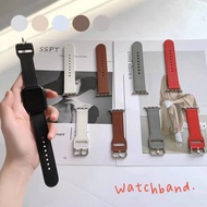 Spot เหมาะสำหรับ Apple Watch watch123456 SE รุ่นนาฬิกาหนังแท้พร้อมสาย
