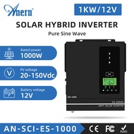 Anern 1KW/1.5KW hybrid inverter off grid Inverter MPPT solar Inverter 12V/24V Pure Sine Wave Inverte