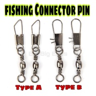 20PCS Fishing Swivel Snap Lure Kekeli Snap Swivel