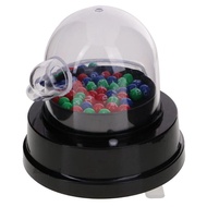 [Kesoto1] Mini Transparent Shake Lucky Ball Machine for Lottery Bingo Games Recreation