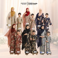 ANGGUN COTTON Baju Kurung Lestari Indah Sedondon Material Dubai Dobby Silk Cutting Riau