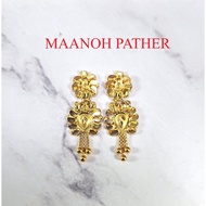2.85GM-916 GOLD THODU-916 SUBANG-916 INDIAN EARRING-916 EARRING-916 BOMBAY THONGAL EARRINGS-916- BOM