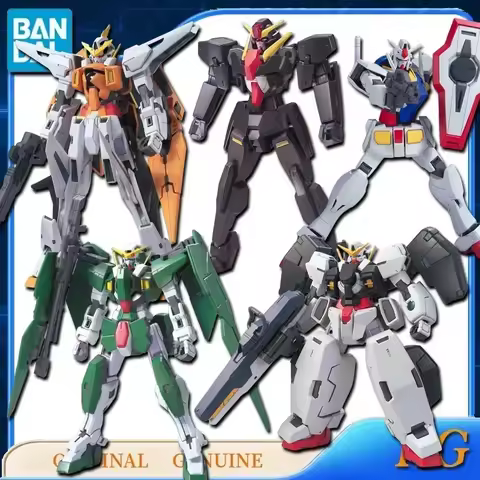 Bandai Original HG 1/144 GN-000 0GUNDAM DYNAMES KYRIOS VIRTUE SERAPHIM GUNDAM Anime Action Figures T