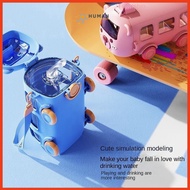 500ML bus water bottle for children to learn to drink, convenient when going to Human school