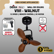 【FIERO TINY 16 VIVI 16】Wall 16" Fan Remote Control / Kipas Dinding Remote / Quiet Operation / Home U