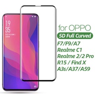 Pelindung Screen Oppo A3S A37 A59 F9 / A7 Realme 2 Pro C1 F7 R15 FIND X Tempered