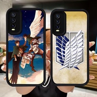 Q49 Attack on Titan soft Casing for VIVO Y12s Y11s Y400 Y20 Y66 Y20s V15 Y20i S1 Pro Y83 V17 V19 Neo