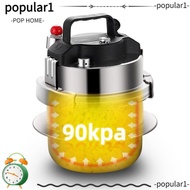 POP Pressure Cooker, Uncoated Stainless Steel Mini Pressure Pot, Multifunctional 0.8L/1.2L/1.6L/2L C