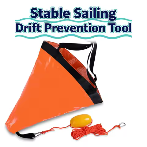 Goture 19”/24”/42”/53 Inch Drift Sock Sea Anchor Drogue with 30ft Kayak Tow Rope Line Buoy Ball for 
