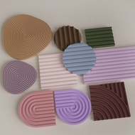 Chitato Coaster Plain Gypsum Tray Aesthetic Coaster Mug Coaster Aesthetic Photo Proparti