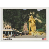 [SS] PC160 Golden Statue Lord Murugan Batu Caves Temple Yacine Collectible Postcard Poskad Postcrossing