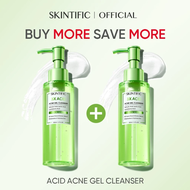 SKINTIFIC 3X Acid Acne Gel Cleanser Facial Wash Salicylic Acid (120ml)
