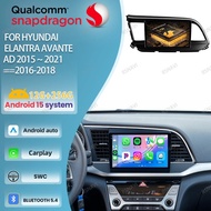 Car Radio Android 15 For Hyundai Elantra Avante AD 2015 ~ 2021 Autoradio BT 5G WIFI Viedo Player DSP