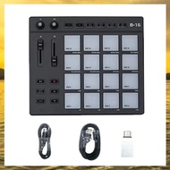 (HARB) B16 MIDI Keyboard Percussion Pad - for Music Productio DJ Controller Arranger