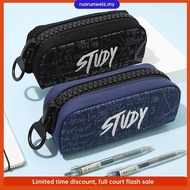 TOME Student Scholar Big Zipper Pencil Case Pencil Box Simple Creative Pensel Box Large-Capacity Can