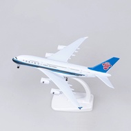 20CM A380 Southern Airlines Civil Airlines Simulation Alloy Passenger Aircraft Airlines Static Ornam