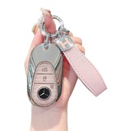 Applicable25Mercedes-Benz E300L Key cover C260L Buckle GLC Level GLS Level EQE Level A Grade Key Wal