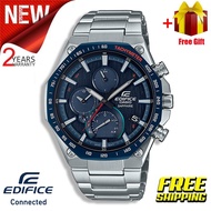 (Ready Stock) Jam Tangan EDIFICE EQB1100 Series Silver Stainless Steel Men Watch