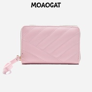 MOAOCAT Korean Style Short Wallet For Women Zipper Coin Purse Card Holder No 316