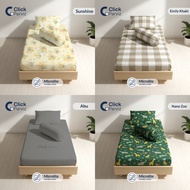 Single Bed Sheet 80x200 with Elastic Corners | Floral, Checkered, Plain, Children's Motifs | Height 