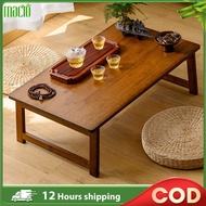 【In Stock】Bamboo Foldable Table 60/70/80/100CM Side Table Low Table Mini Table Computer Meja Teh 折叠桌