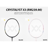 Maxx CRYSTALYST X3 Badminton Racket. Head Heavey Racket . 4U/30 LBS