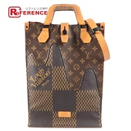 LOUIS VUITTONFO4260 NIGO 聯名款 Damier Giant LV 方形迷你手提包