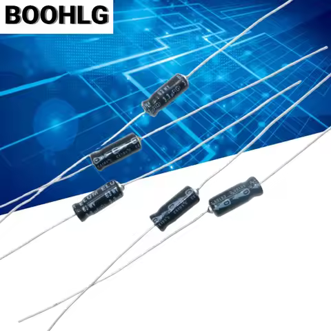 10PCS ELUM 2.2UF 63V 3.3uf 63V 4.7uf Axial polarized electrolytic capacitor 63v 2.2uf 5X13mm