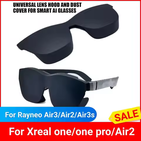 Universal Black Screen Protector Shade&Silicone Lens Cover for Xreal One/One Pro/Air2 and FOR Rayneo