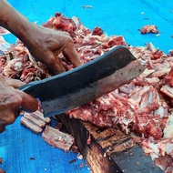 Pisau Daging Cacah Tulang Murah Tajam Berkwalitas - pisau cacah tulang baja per tebal dan tajam - pi