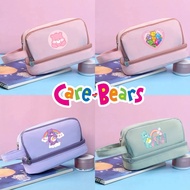 Care bears pencil case large capacity multi compartment storage pencil case stationery storage bag s