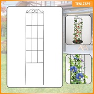 [tenlzsp9] Black Metal Garden Obelisk Plant Stake for Climbing Vines for Indoor Plants and Garden Pr