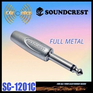 Akai Mono Metal Soundcrest Jack Mic 6.35MM METAL SC-1201C