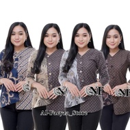 Baju Batik Wanita / Blouse Batik Wanita kombinasi