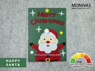 Happy Santa Christmas Greeting Card Gift Crafting Unique Xmas Present