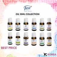 [Swiss JUST] Oil 10ml Collection (Lemon & Anti Stress & Teatree & Lavender & Orange & Eucalyptus & 3
