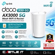 TP-Link Deco X50-5G AX3000 5G Mesh WiFi 6 Router Dual Band Gigabit Whole Home Mesh
