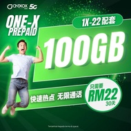ONEXOX PREPAID 100GB UNLIMITED CALL XOX SIM CARD