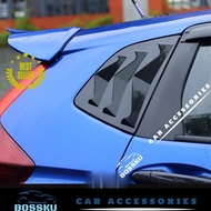 Honda Jazz GK 2014-2024 GK5 Jazz  Rear Window Louvers Vents Rear Window Cover Exterior Accessories