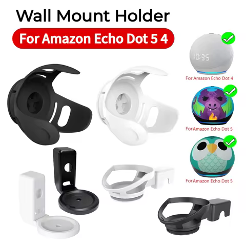 Plastic Audio Speakers Bracket Wall Mounted Portable Speaker Support with Cable Management Accessori