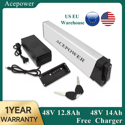 48V 10.4Ah 12.8Ah 14Ah Amp Folding E Bike Battery DCH 006 for Samebike LO26 20LVXD30 XP2.0 Folding E
