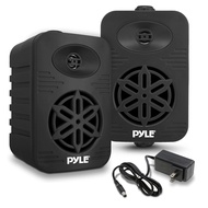 PyleUsa Bluetooth Indoor Outdoor Speakers Pair - 500 Watt Dual Waterproof 5.25” 2-Way Full Range Spe
