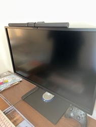 BenQ Monitor 32" 4K + arm stand + light