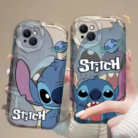 Cute Planet Stitch Phone Case For OPPO Realme 5 6 7 8 13 14 15 Pro Plus 5i 5s 7i F9 F11 F17 F29 PRO 